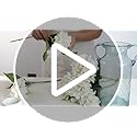 Kimura's Cabin 6pcs Faux White Hydrangeas Fake Flowers Artificial Silk Hydrangea Flower With Stems Bouquets Arrangement fo...