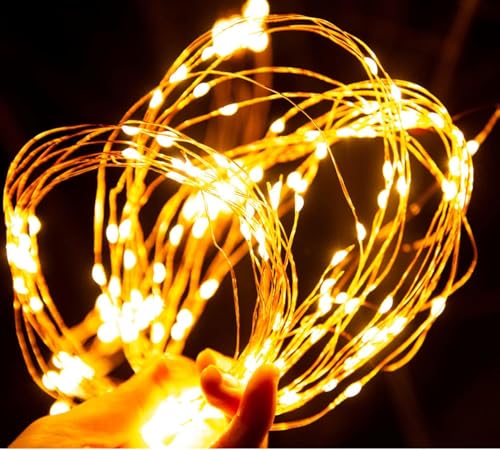 Minsily Fairy String Lights Plug in 7Ft 280 LEDs 14 Strands Hanging String Light Waterproof Copper Wire Fairy Light LED Br...