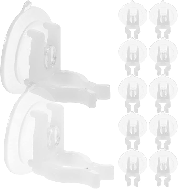 STOBAZA Electronic Candle Suction Cup Accessories 12 Pcs Strong Hold Window Candle Holders for Led Flameless Candles Perfe...