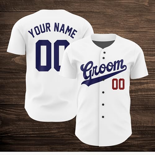 Personalized Groom & Groomsmen Jersey Shirts, Custom Best Man Jersey, Groomsman Proposal, Bachelor Party Best Man, Groom S...