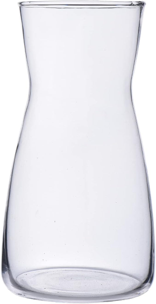 8 inch Clear Glass Flower Vases for Centerpiece Table Home Indoor Desk Decor,Ins Modern Boho Style Vase for Wedding Housew...