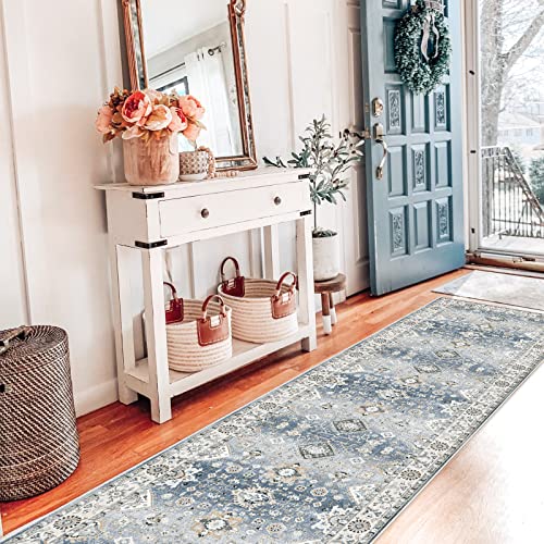HY HAO YUN LAI Non Slip Runners for Hallways,Washable,Long Ultra Soft Kitchen Runner Rug,Non Shedding for Accent Farmhouse...