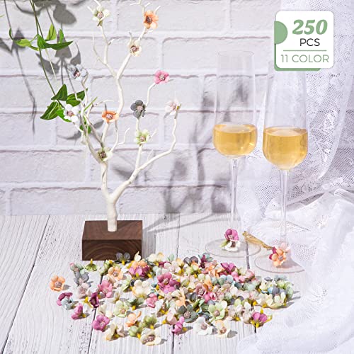 Juexica Mini Flowers for Crafts Small Silk Flowers Artificial Daisy Fake Small Flower Heads Bulk for Crafts Wedding Hair C...