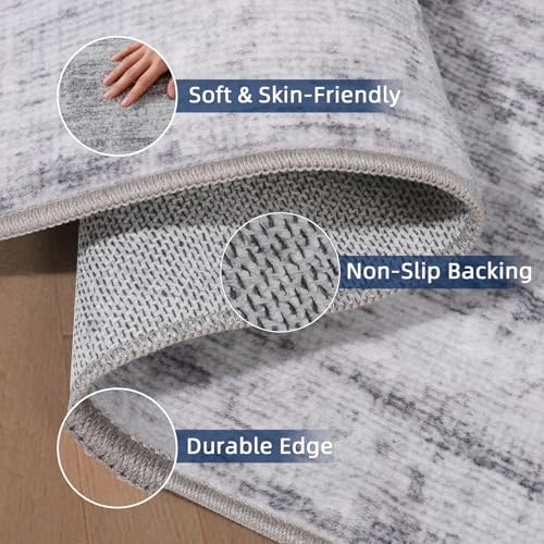 Runners for Hallways Non-Slip 2x8 Kitchen Runner Rug，Modern Abstract Washable Rug Runners for Entryway，Stain Resistant Sof...