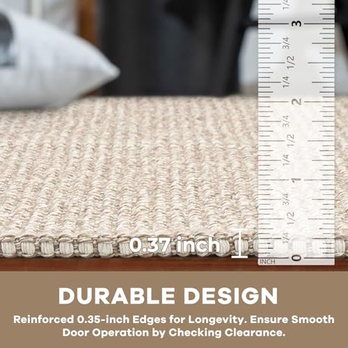 KOZYFLY Runners for Hallways 2x6 ft Washable Kitchen Runner Non Slip Rubber Backed Hall Runners Cotton Entryway Runner Rug...