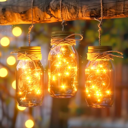 Minetom Fairy Lights Plug in, 33Ft 100 LEDs Waterproof Silver Wire Firefly Lights, Adaptor Included, Starry String Lights ...