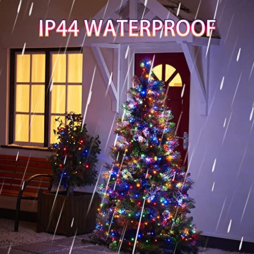 Dazzle Bright 200 LED Christmas Mini String Lights, 65FT Connectable Waterproof 8 Modes Fairy Lights for Indoor Outdoor Pa...