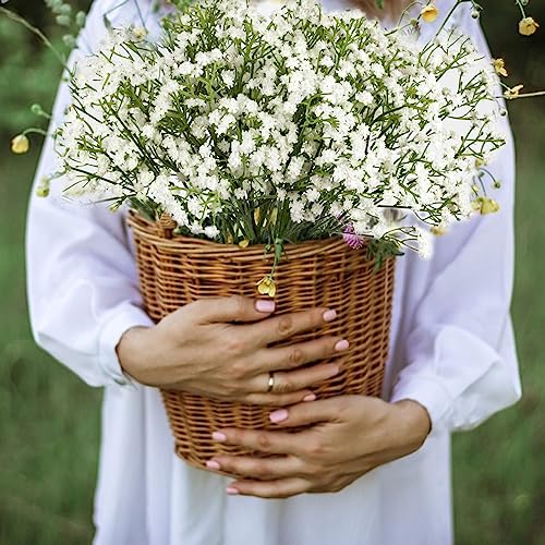 Sukh 10PCS Baby Breath Artificial Flowers Fake Babys Breath Gypsophila Flowers Bulk Realistic Artificial Flowers Bouquet F...