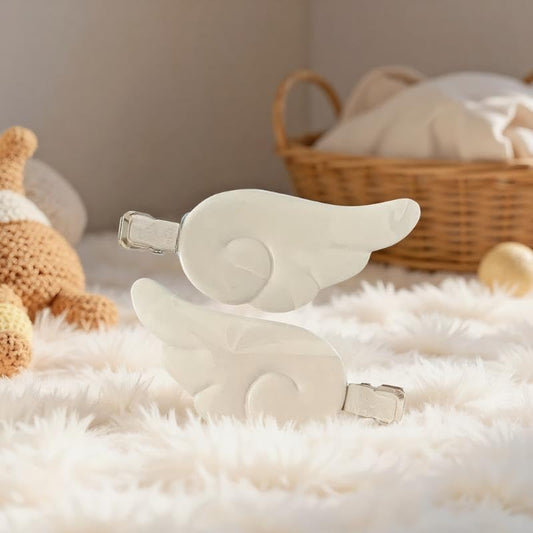 1Pair Cute Sweet Japanese Style Y2K Angel Wing Hair Clip Hairpin Barrettes Headdress Headwear Ornaments Accessories（Blue）