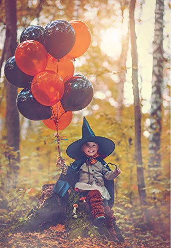 KBZVNAF Black Balloons Latex Party Balloons - 50 Pack 12 inch Helium Matte Black Balloons for Wedding Graduation Baby Show...