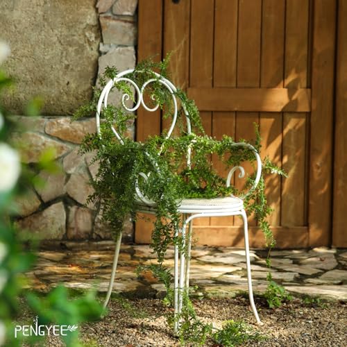 PENGYEE 6 Pack 5.57ft Artificial Greenery Garland for Table, Leaf Garland for Room Decor, Fern Garlands for Decoration, Fa...