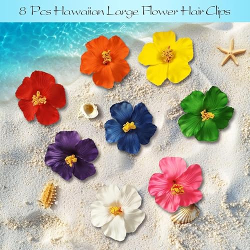 YILANPIN Flower Hair Clips Valentine's Day Gift For Children Adults