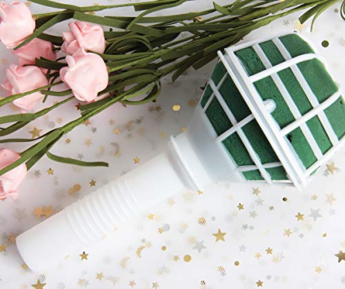 HAPY SHOP 8 PCS Foam Floral Handle Bouquet Holder Flower Bouquet Holder for DIY Wedding Foam Bouquet Handle Flower Arrange...