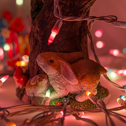 Dazzle Bright 100 Count 20FT Easter Mini String Lights, Incandescent White Wire Fairy Lights with UL Certified Easter Deco...