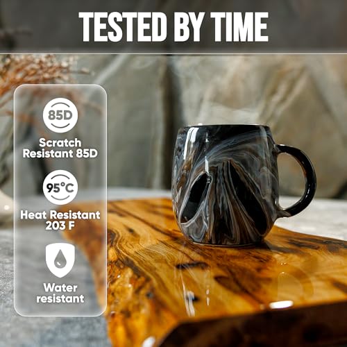 CRAFT RESIN 1 Gallon Table Top Epoxy Resin Kit – 1:1 Mix, Crystal Clear & High Gloss, UV Resistant, Self-Leveling, Resin E...