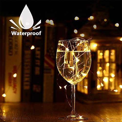 Brizled 2 Pack Solar String Lights, Total 132FT 400 LED Outdoor Solar Fairy Lights, 8 Modes Solar Twinkle Lights, Waterpro...