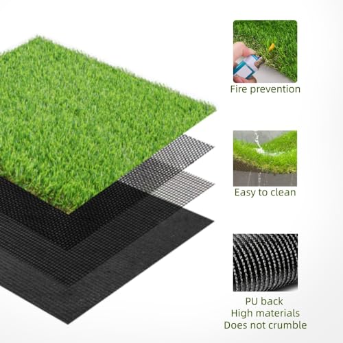 COOLGRASS Artificial Grass Table Runners Debris-Free Fake Grass Shed-Free ,Turf Table Runner for Wedding Party, Golf Theme...