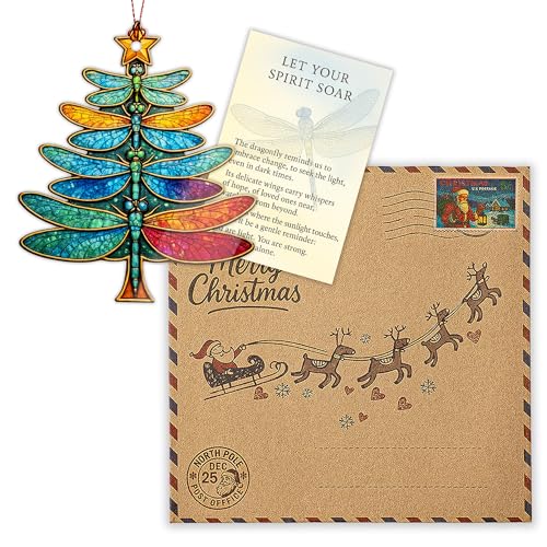 Women 2025 - Christmas Ornaments - Dagonfly Ornament - Dragon Fly Gift for Women - Dragonfly Gifts - Dragonfly Ornaments -...