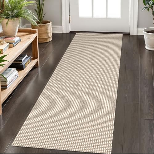 KOZYFLY Runners for Hallways 2x6 ft Washable Kitchen Runner Non Slip Rubber Backed Hall Runners Cotton Entryway Runner Rug...