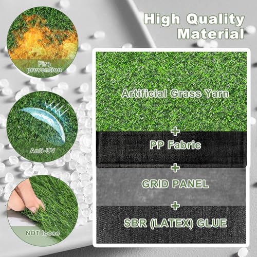 Artificial Grass Table Runners-13 x 84 Inches Faux Grass Table Runner for Golf Themed Party,Synthetic Turf Table Runner fo...