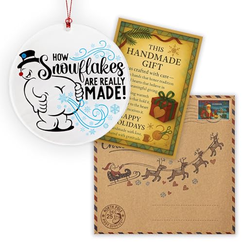 Christmas Ornaments 2025, Snowman Ornament, Funny Christmas Ornaments, Funny Ornament for Adults, Hilarious Holiday Decora...