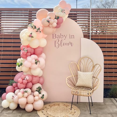 Awenztech Light Pink Balloons 12 inch, Pastel Pink Latex Balloon 50pcs Party Balloons for Graduation Bridal Baby Shower Ge...