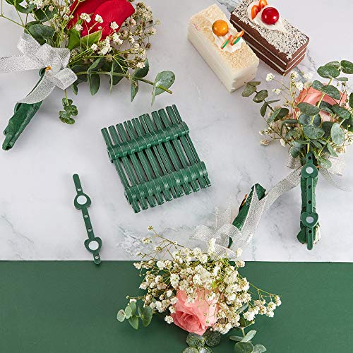 WILLBOND 15 Pairs Floral Boutonniere Magnets Corsage Brooches Magnet for Handmade Wedding Bride Boutonnieres Corsage Flowe...