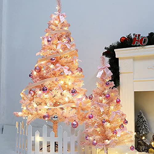 Brightown 50 Count Warm White Christmas Lights, Clear Mini Incandescent Lights on White Wire, Christmas Tree String Lights...