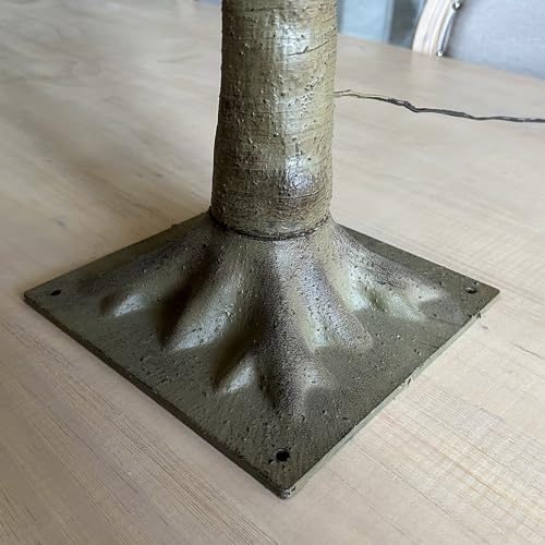 LITBLOOM Artificial Ficus Tree with Lights 4FT 140 LED Fairy Lights, Lighted Greenery Tree for Home Living Room Decoration