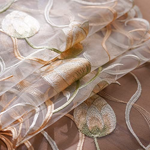 ARTABLE Lace Table Runner Macrame Vintage Flower Dresser Scarf with Exquisite Embroidery Table Runners for Kitchen Home We...