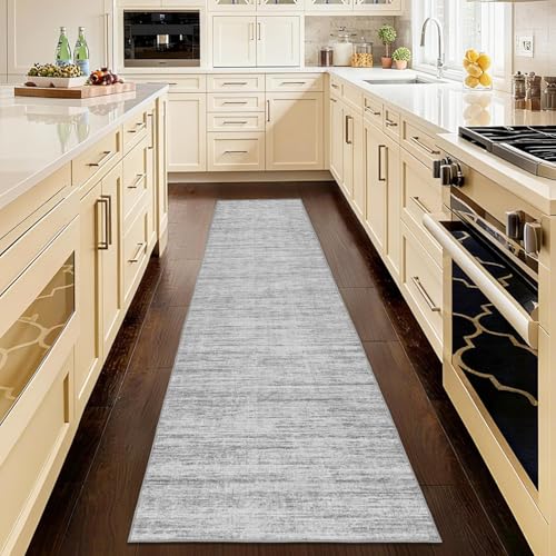 Runners for Hallways Non-Slip 2x8 Kitchen Runner Rug，Modern Abstract Washable Rug Runners for Entryway，Stain Resistant Sof...