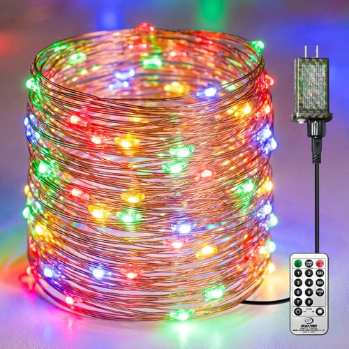 Fairdeer Plug-in Fairy Lights, 66 Ft 200 LED String Light with Remote, 8 Modes, Timer and Dimming Twinkle Lights for Indoo...