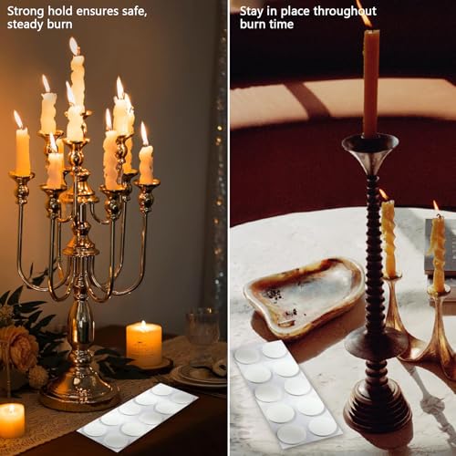 20 Taper Candle Holders Candle Adhesive Candle Grips Small Candle Accessories Taper Candle Adhesive Inserts