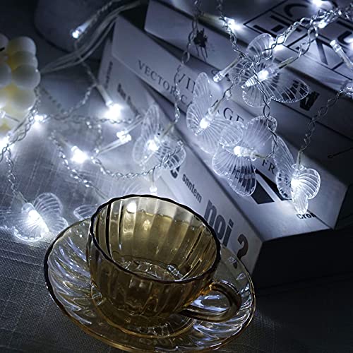 StarryMine Curtain Butterfly String Light 20Ft 120LED Window USB Fairy Lights 24 Butterfly 8 Modes with Remote Control for...