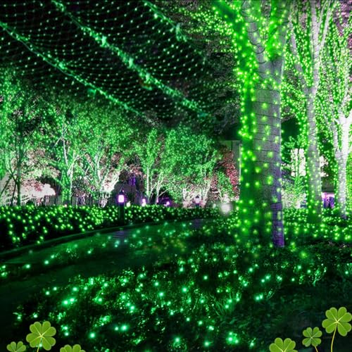 ILLUMINEW St. Patrick's Day LED Fairy Lights - 98ft 300 Count Connectable Waterproof for Indoor Outdoor Holiday Party Deco...
