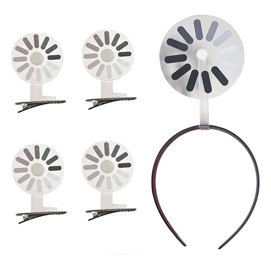 5 Pieces Abstract Brain Loading Creative Headband Hairpin - Rotatable, Humorous Symbol, Funny Mood Expression, Everyday & ...