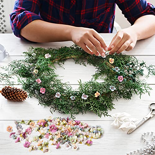 Juexica Mini Flowers for Crafts Small Silk Flowers Artificial Daisy Fake Small Flower Heads Bulk for Crafts Wedding Hair C...