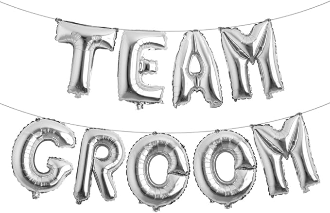 RUIANSI Team Groom Party Decoration Groom To Be Sash Bachelor Party Decoration Groom Balloons Groom To Be Party Decoration...