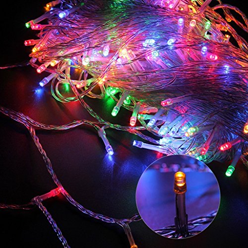 FULLBELL Christmas Lights, Fairy Lights Outdoor 66Ft 200 LED with Memory Modes Controller, Plug in Easter Decor Lights for...