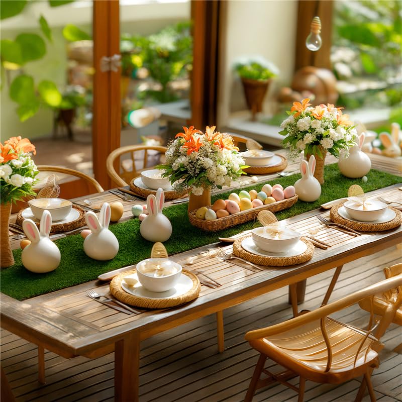 COOLGRASS Artificial Grass Table Runners Debris-Free Fake Grass Shed-Free ,Turf Table Runner for Wedding Party, Golf Theme...