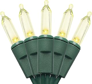 MULTI-SPARKING White LED Christmas Lights - 35 Count Warm White Christmas String Lights for Small Tree, Crafts, Holiday, I...