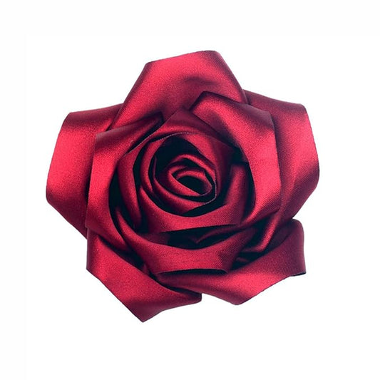 Dainty Flower Hairpins Hair Clip for Women Organza Stain Fabric Floral Brooches and Pins Lightweight Fashion Headpieces Ha...