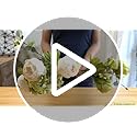 FiveSeasonStuff Artificial Peony Bouquets, 2 Cream Beige & Moss Green Silk Flower Bundles for Wedding Centerpieces & Home ...