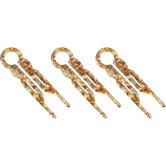 Prestige French Hair Pins Serrated Anti-Slip Design Styling,French Hairpin Curved Angle for Better Head Fit Clips,New Eleg...