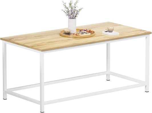 SAYGOER Coffee Table Simple Modern Coffee Tables Open Design Rectangular Minimalist Center Table for Living Room Home Offi...