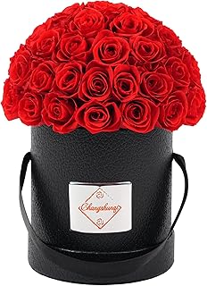 Changshunqi Flowers Roses Forever Gifts for Women - 49 Preserved Flowers Real Roses Birthday Flower Gifts for Delivery Wom...