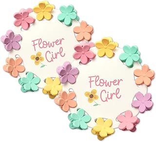 Flower Girl Gift - Hair Clips | Will You Be My Flower Girl Proposal | Thank You Present for Bride