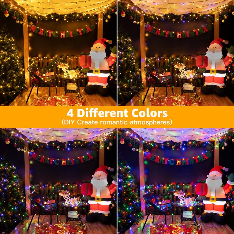 Ollny Christmas Lights, 210FT 640LED Color Changing Christmas Tree Lights with 11 Modes Remote Control, Outdoor Christmas ...