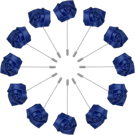 M METERXITY Rose Boutonnieres, Groom Boutonnieres, Lapel Pin Boutonnieres for Men Wedding/Man Suit Decoration/Wedding Butt...