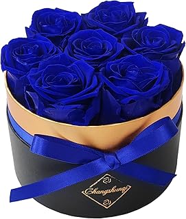 Changshunqi Preserved Flowers, Preserved Real Roses in Box Forever Flowers for Delivery, Eternal Rose Flower Last 2-3 Year...